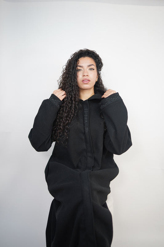 Her Signature Winter Abaya