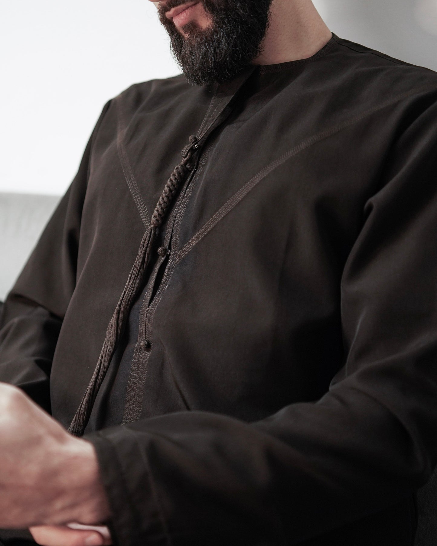 Dark Brown Emarati Thobe