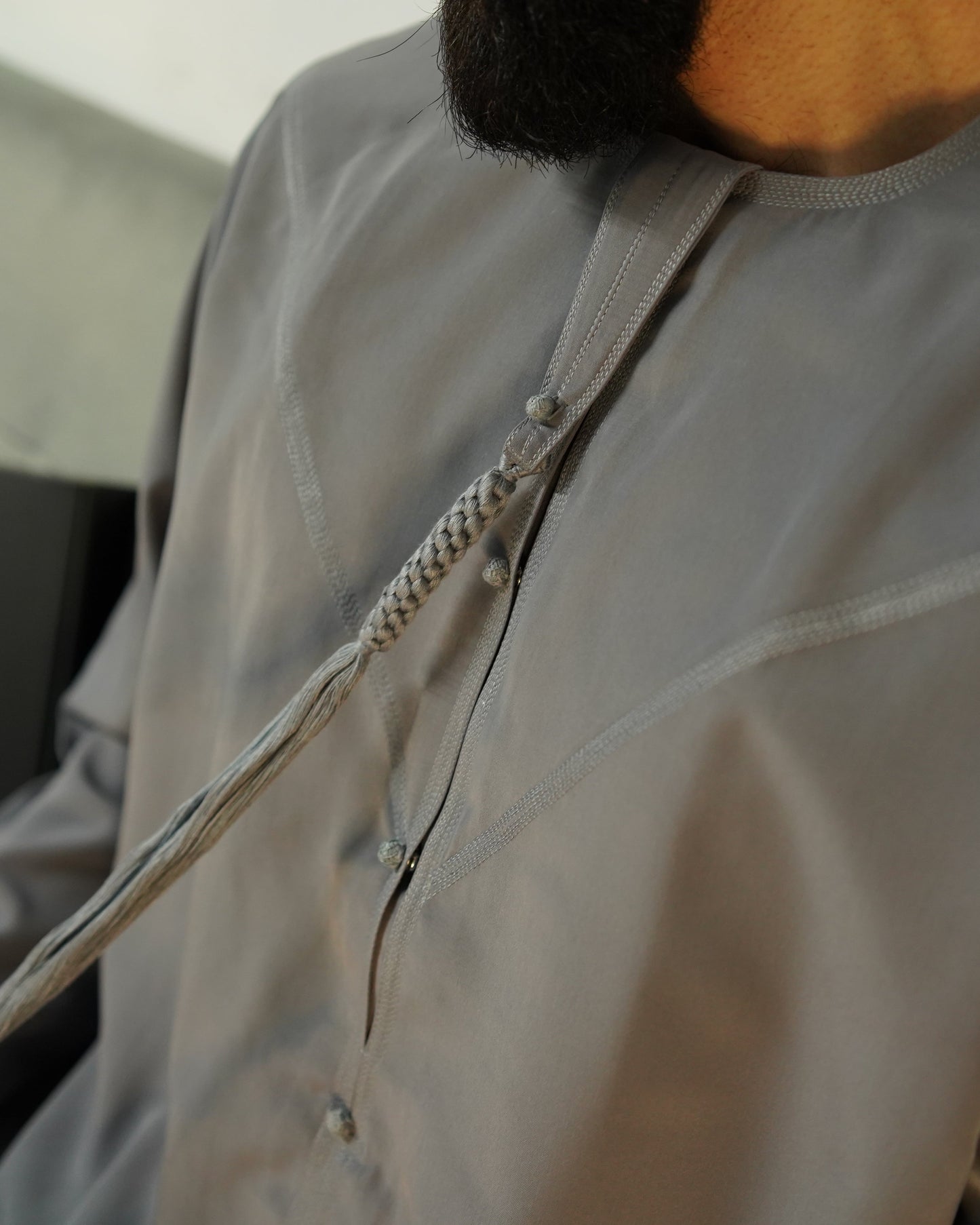 Ash Grey Emarati Thobe