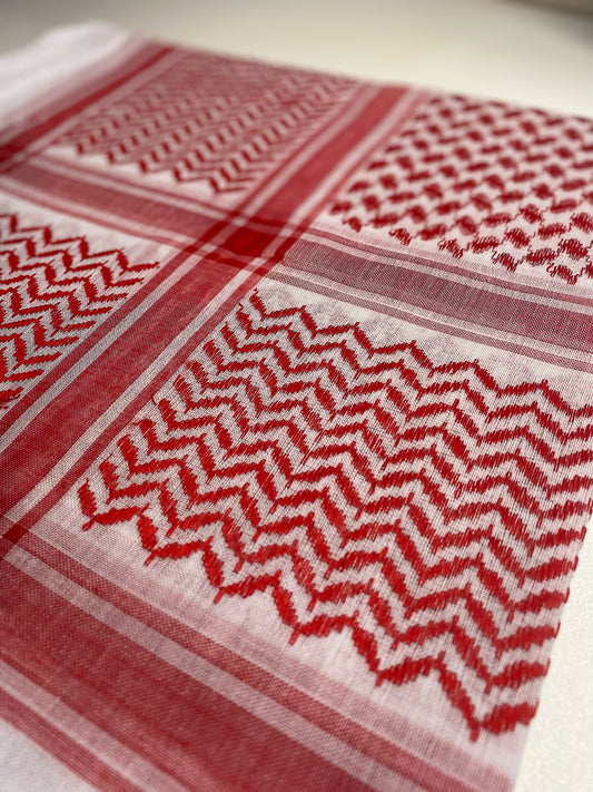 Red & White Scarf
